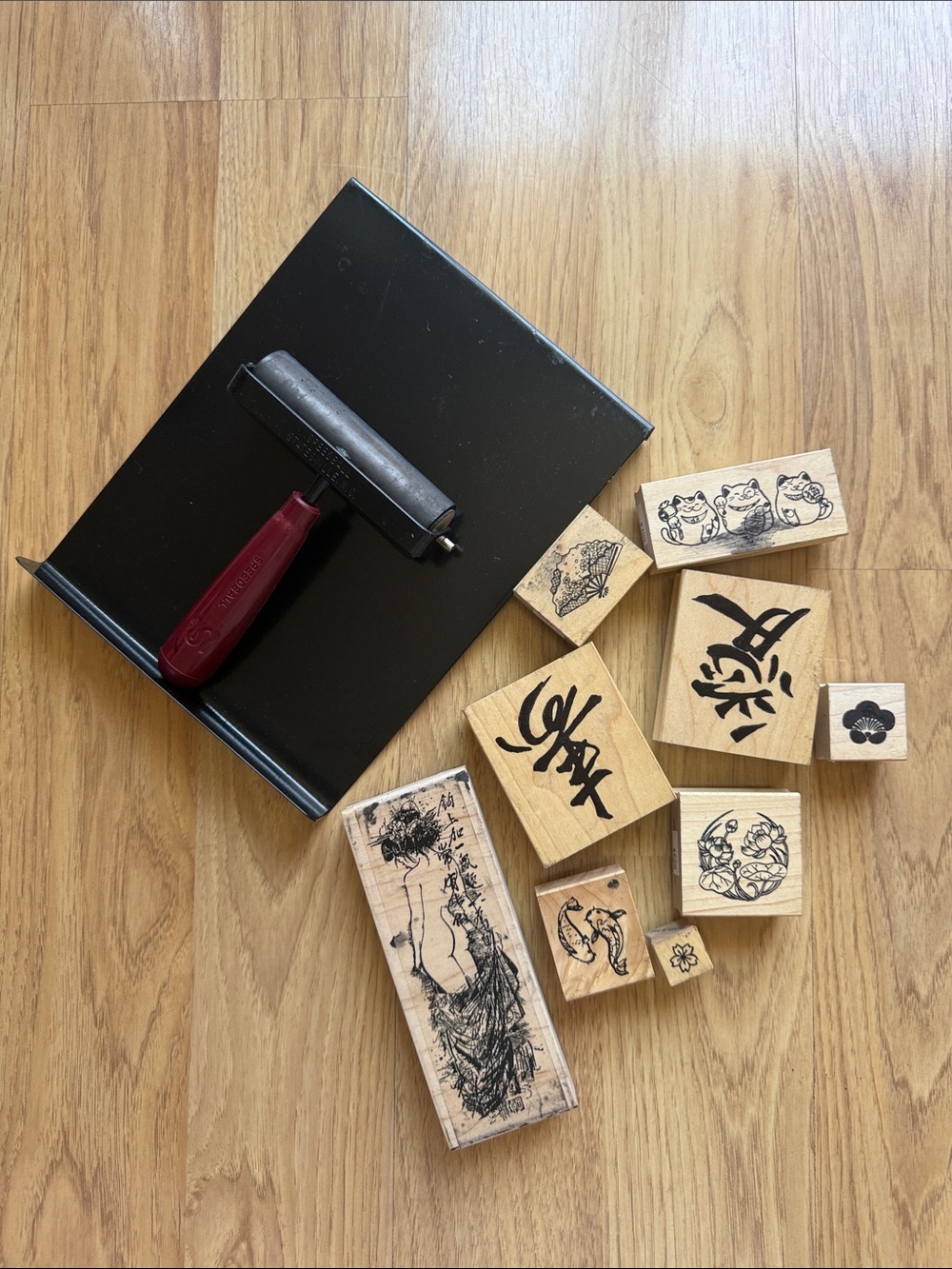 Japanese set of stampers from Hawaii circa 2006